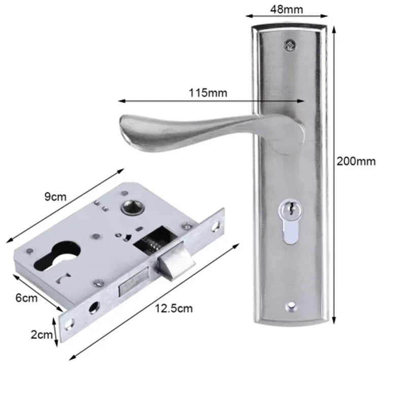 Türschloss Haustür mit Griff