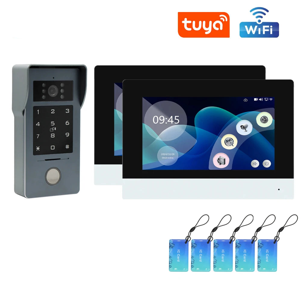 Haustür Kamera mit 2 Monitoren