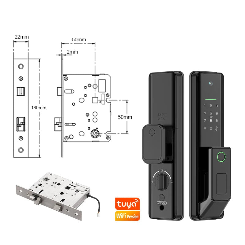 Elektronisches Türschloss mit Kamera