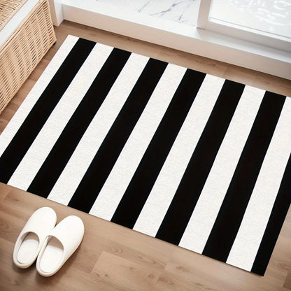 Fußmatte Schwarz Weiß