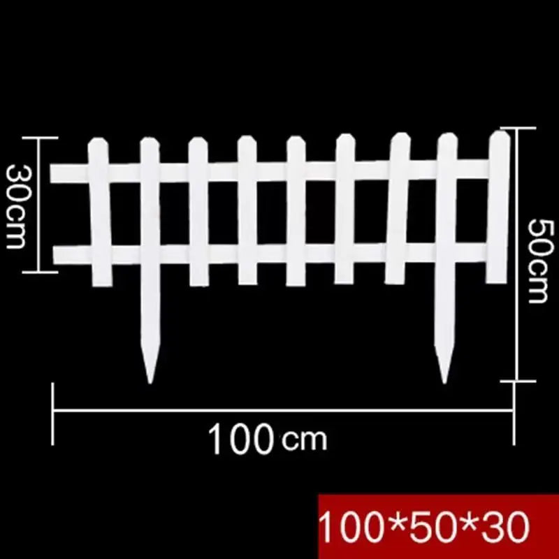 Gartenzaun Holz Weiss