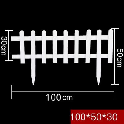 Gartenzaun Holz Weiss