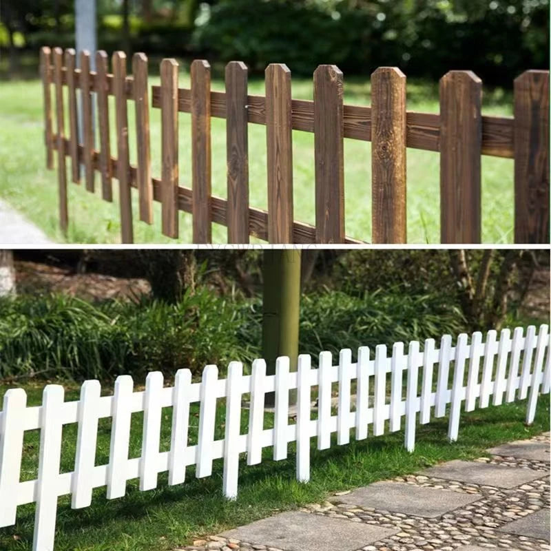 Gartenzaun Holz Weiss