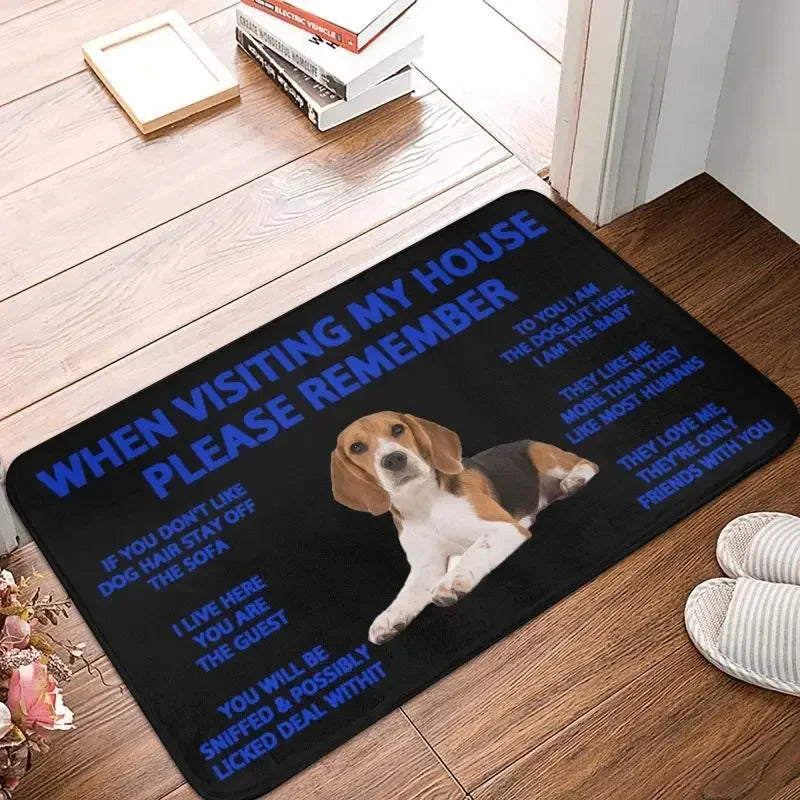 fußmatte hund lustig