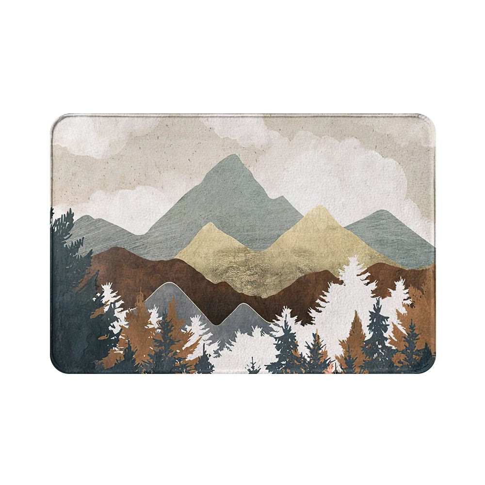 Fußmatte Berge