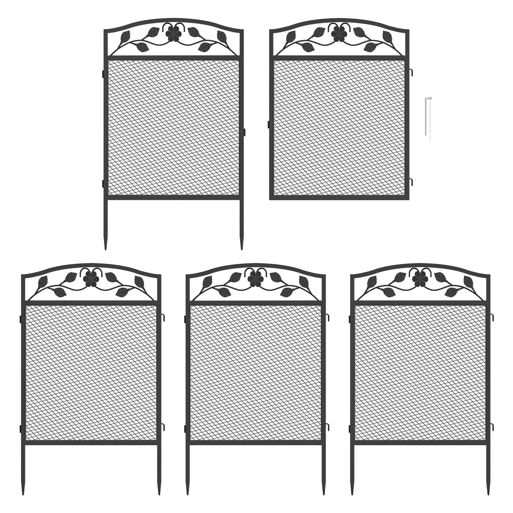 Design Gartenzaun Metall