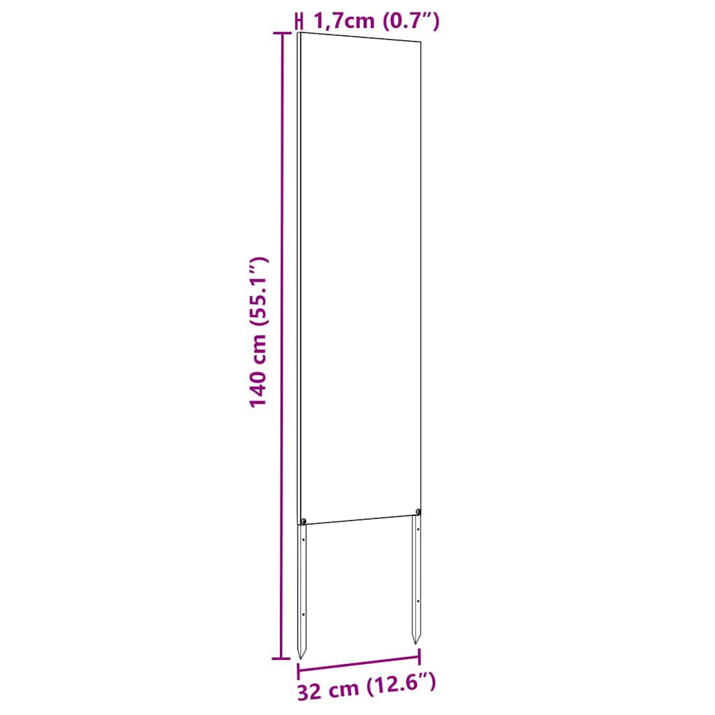 Sichtschutz Metall Anthrazit