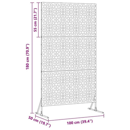 Sichtschutz Cortenstahl 180 cm