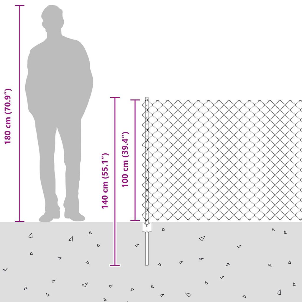 Gartenzaun Grün Metall