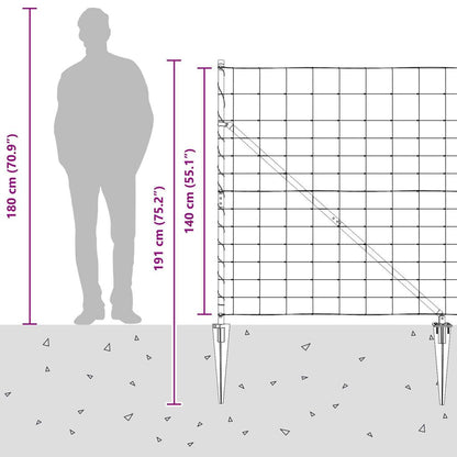 Gartenzaun Metall Verzinkt