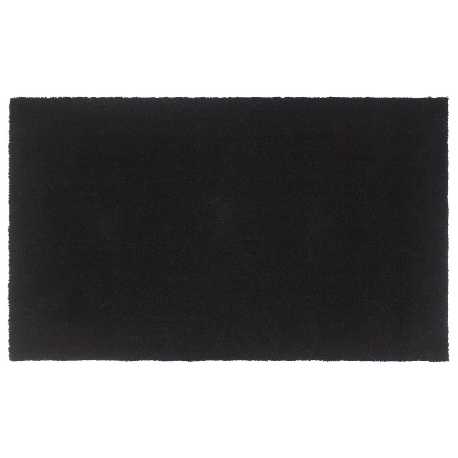 schwarze Kokosfußmatte