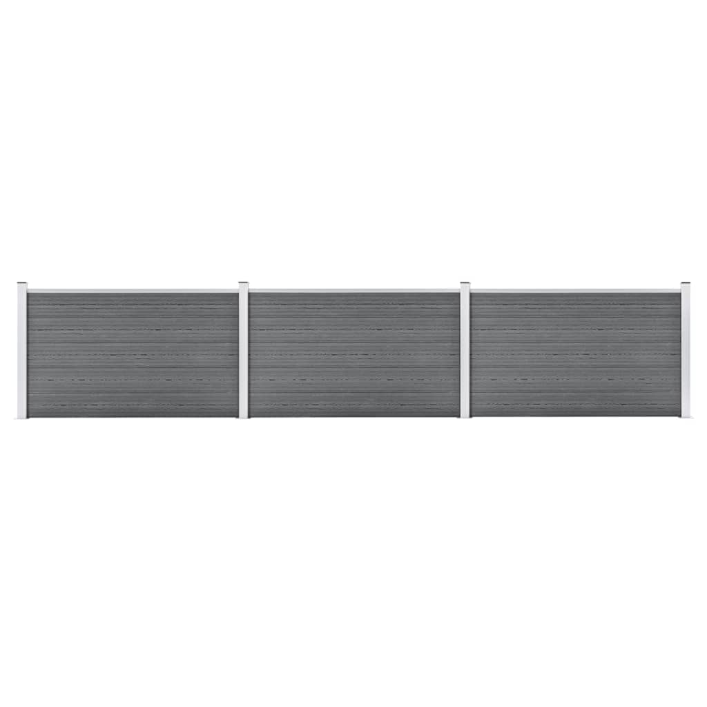 Gartenzaun Wpc Grau