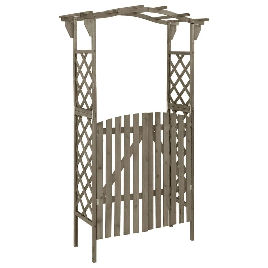 Gartentor Mit Bogen Holz