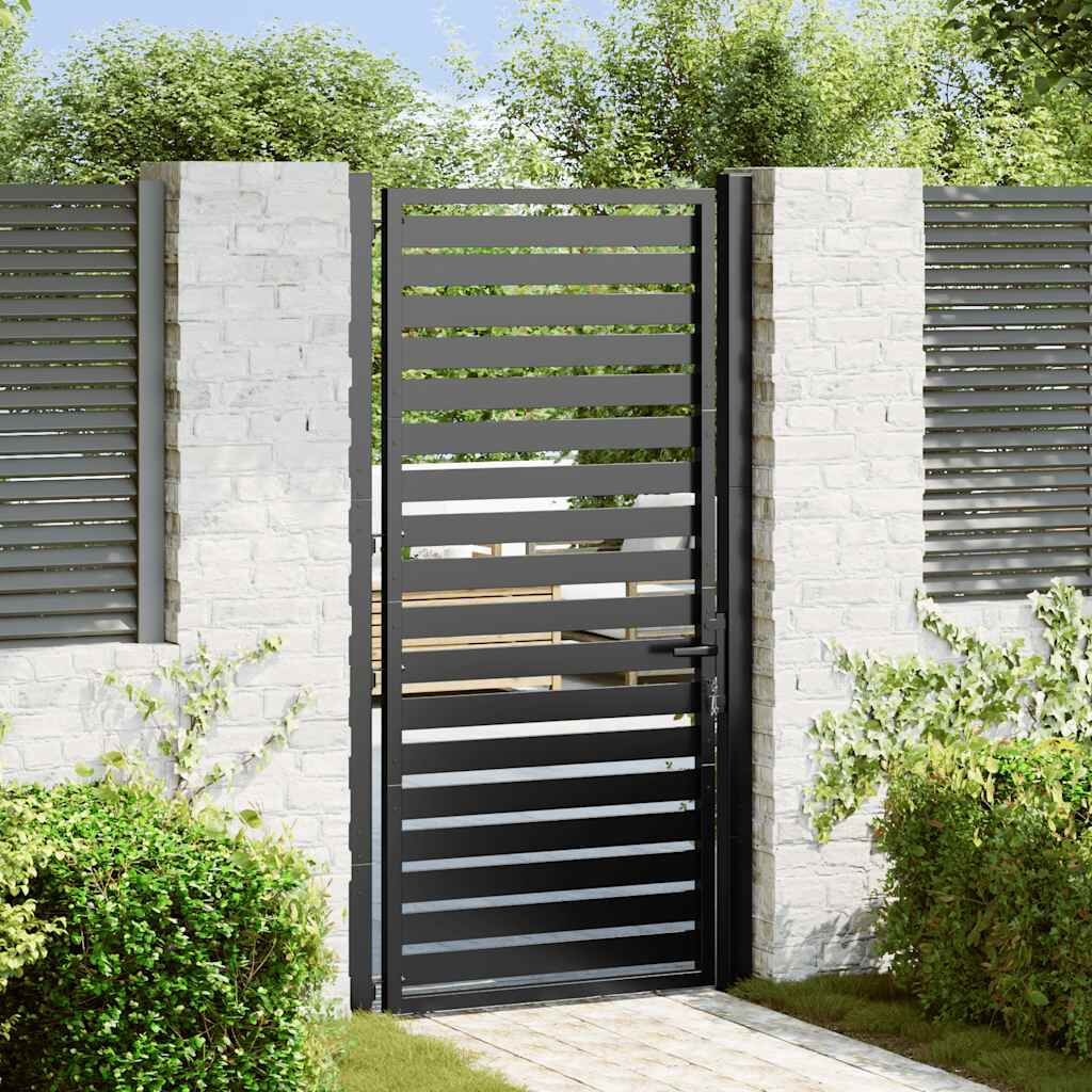 gartentor schwarz 180 cm hoch 
