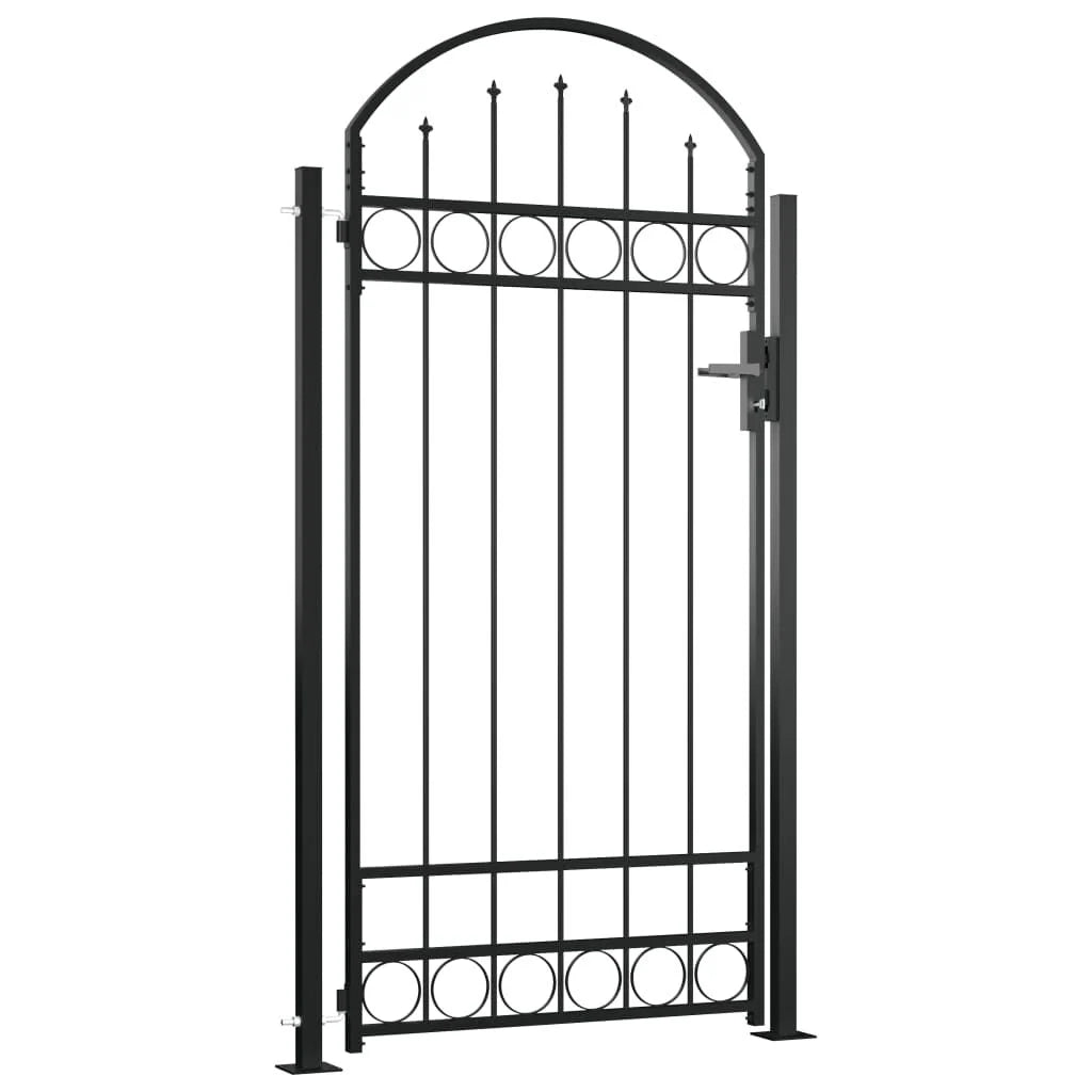 Gartentors rundbogen metall