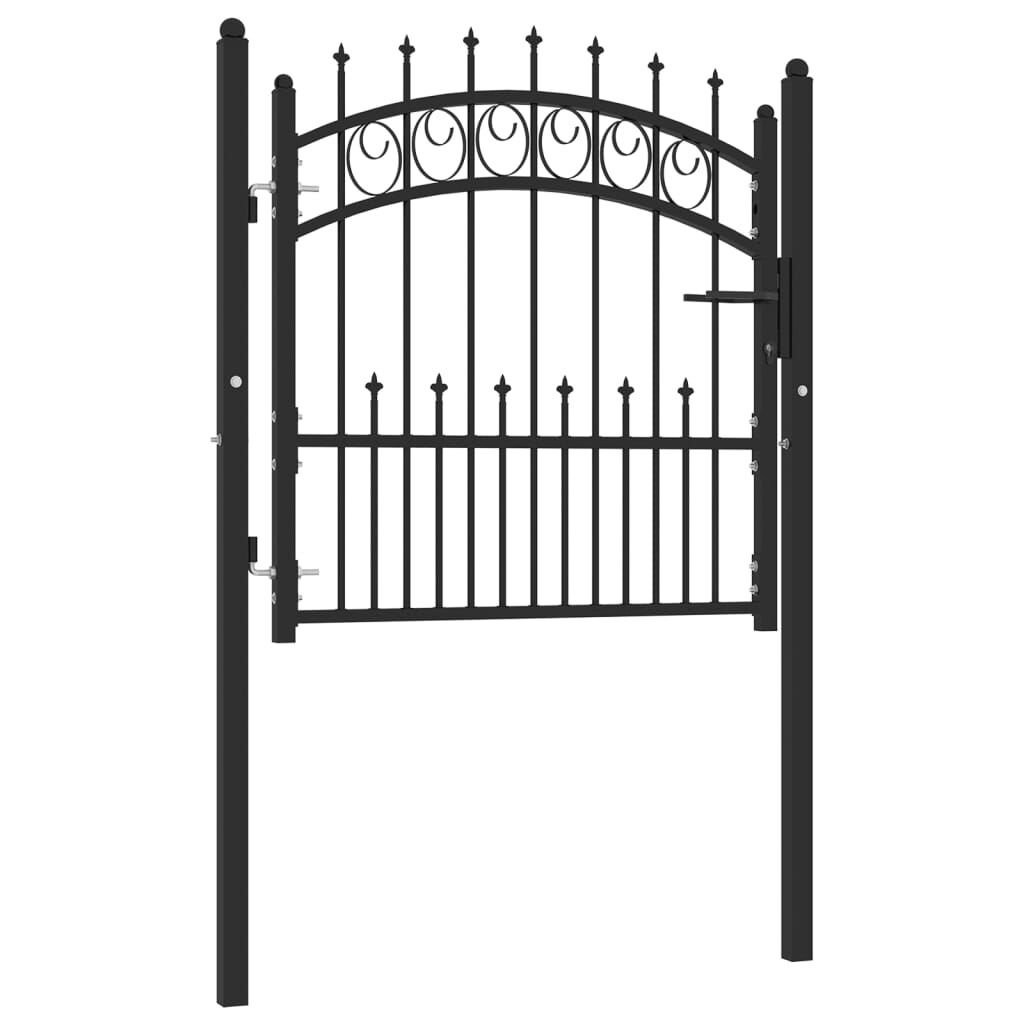 gartentor 100x100 anthrazit metall