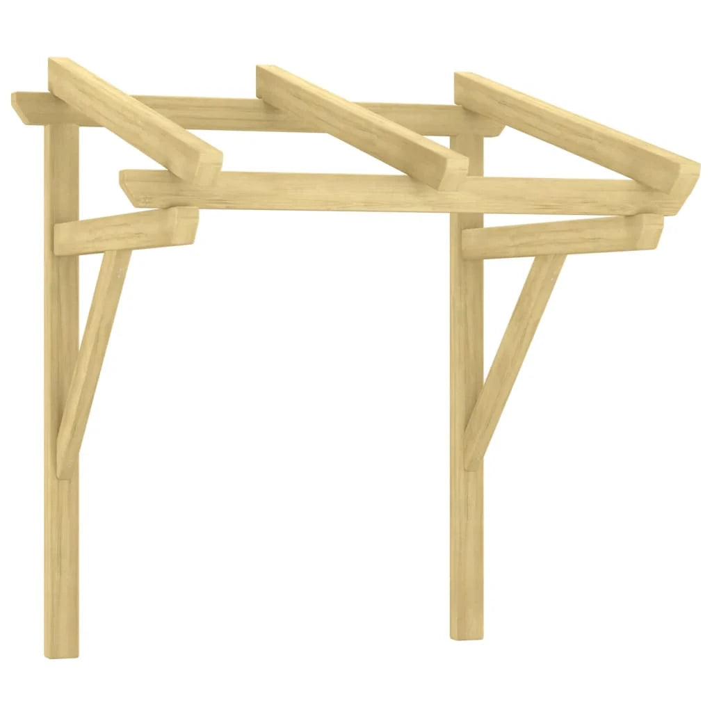 vordach haustür holz
