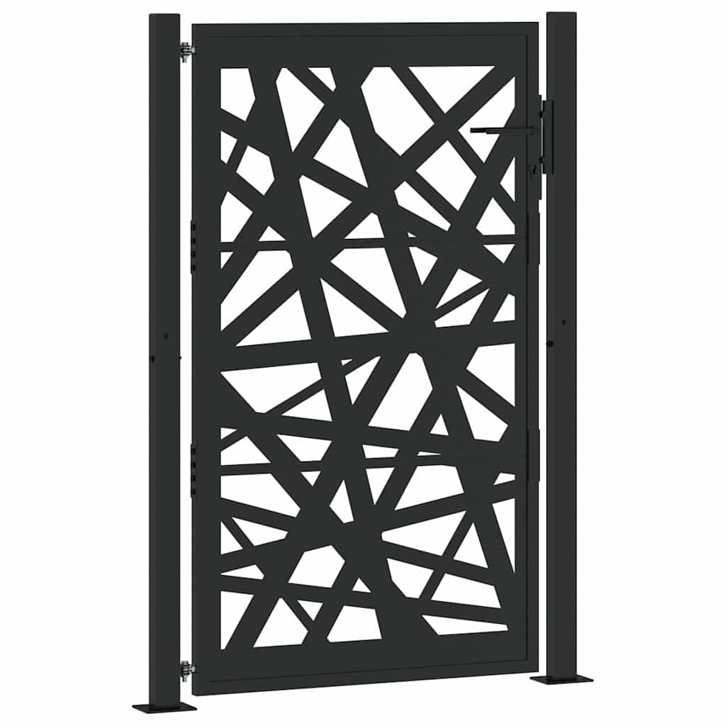 Gartentor edelstahl modern