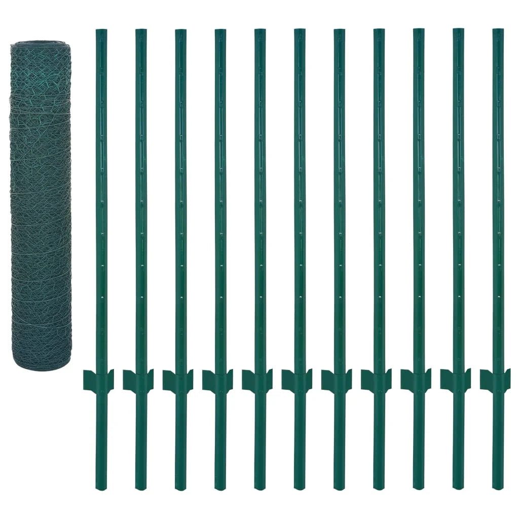 Flacher Gartenzaun
