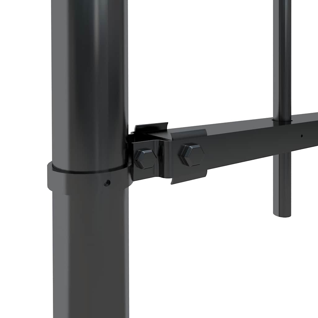 Gartenzaun Metall Anthrazit 80 cm Hoch