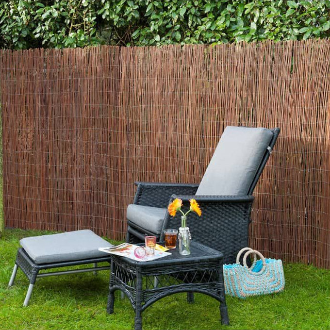 Sichtschutz Weidenholz