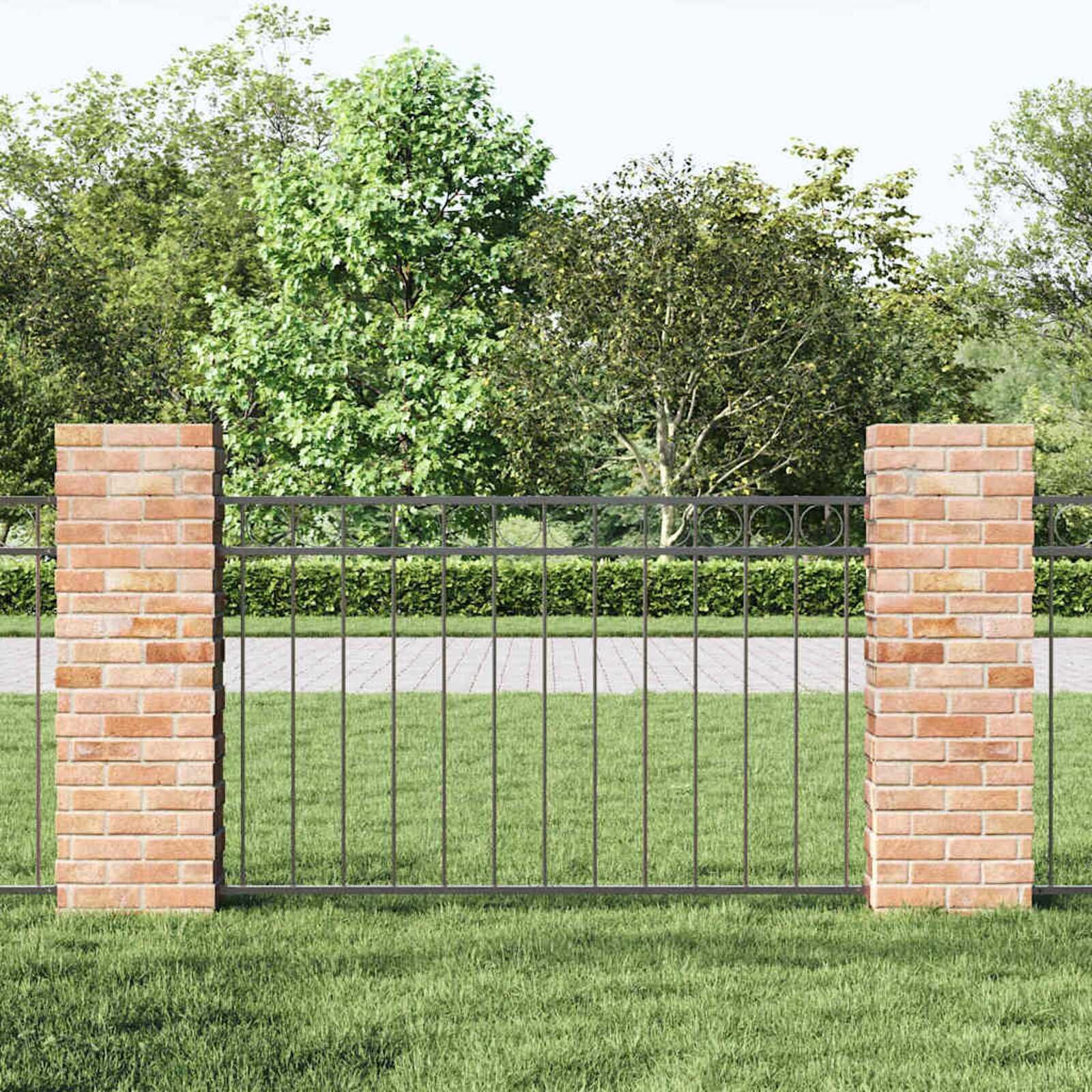 Gartenzaun Grau Metall