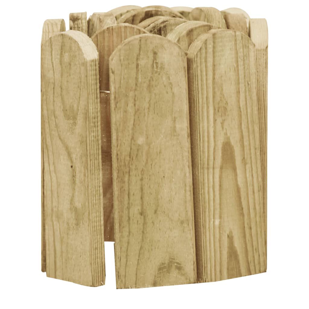 Gartenzaun Holz Rolle