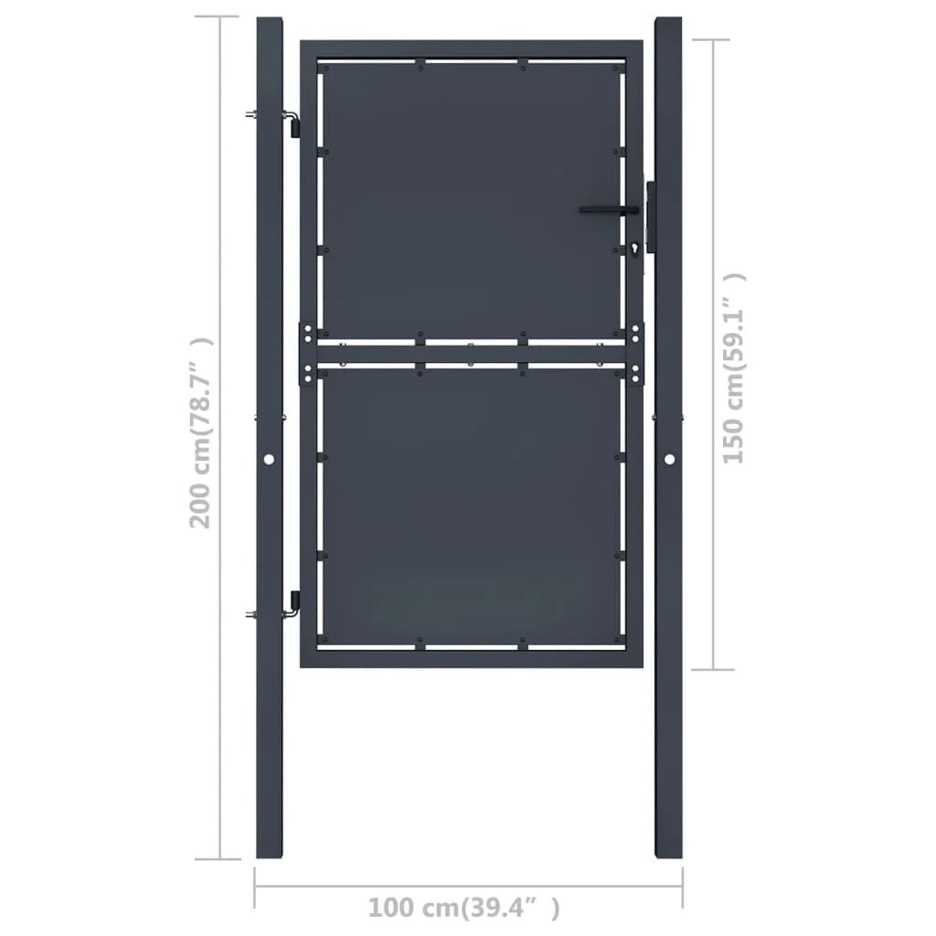 Gartentor 150 cm Hoch