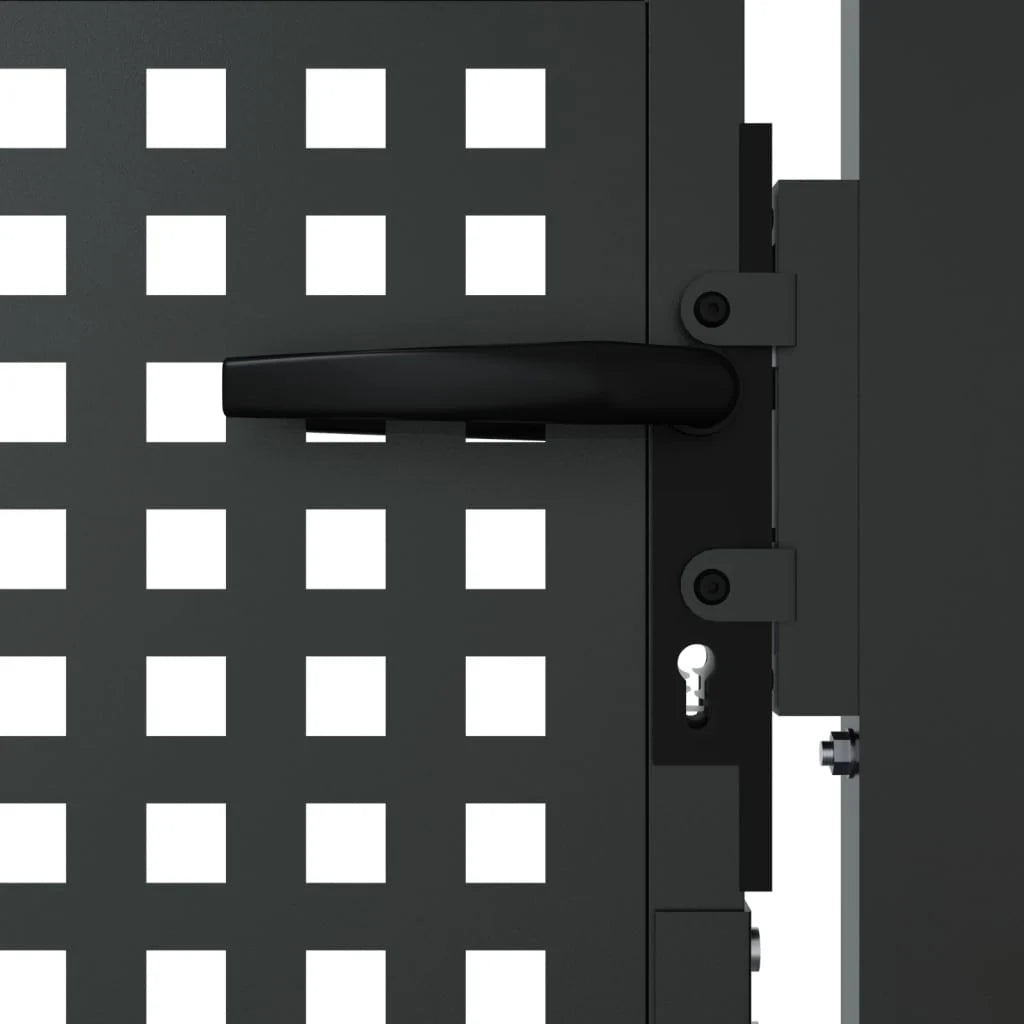 Gartentor 150 cm Hoch Anthrazit
