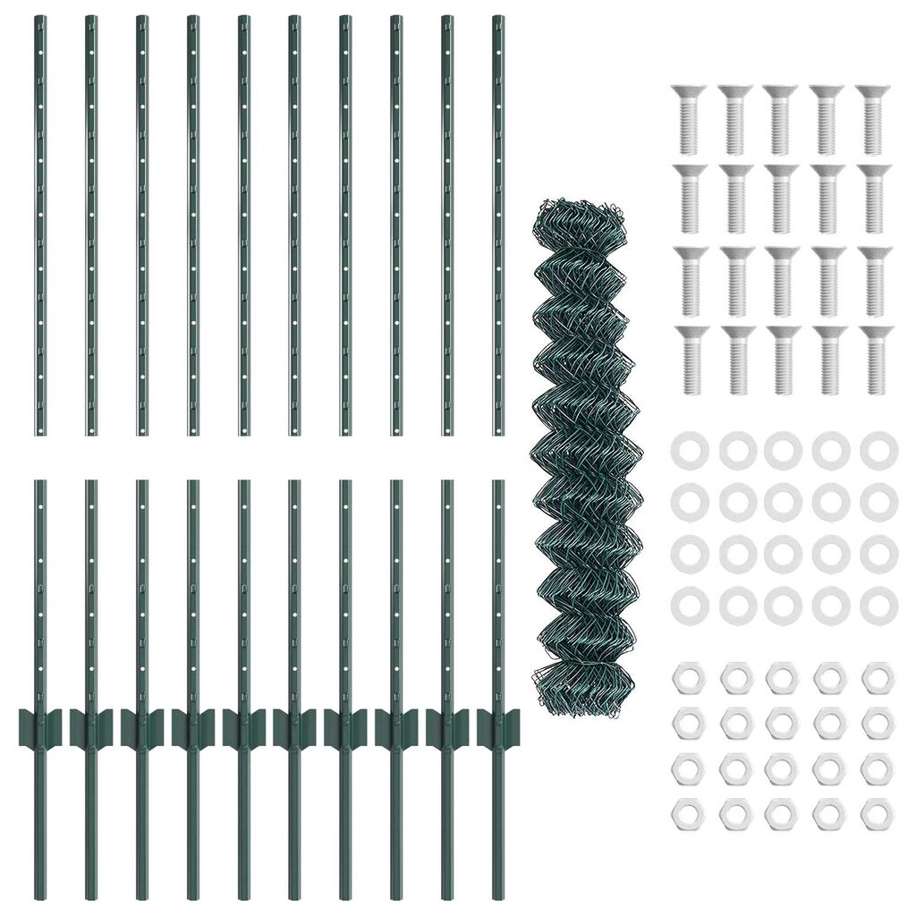 Gartenzaun Grün Metall