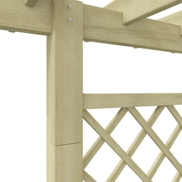 Pergola Holz Sichtschutz