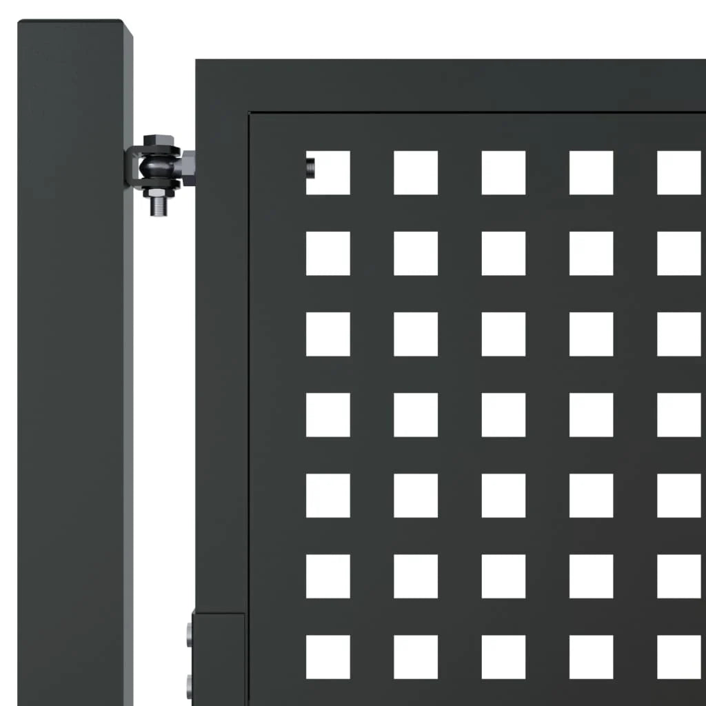 Gartentor 150 cm Hoch Anthrazit