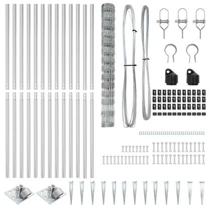 Gartenzaun Metall Verzinkt