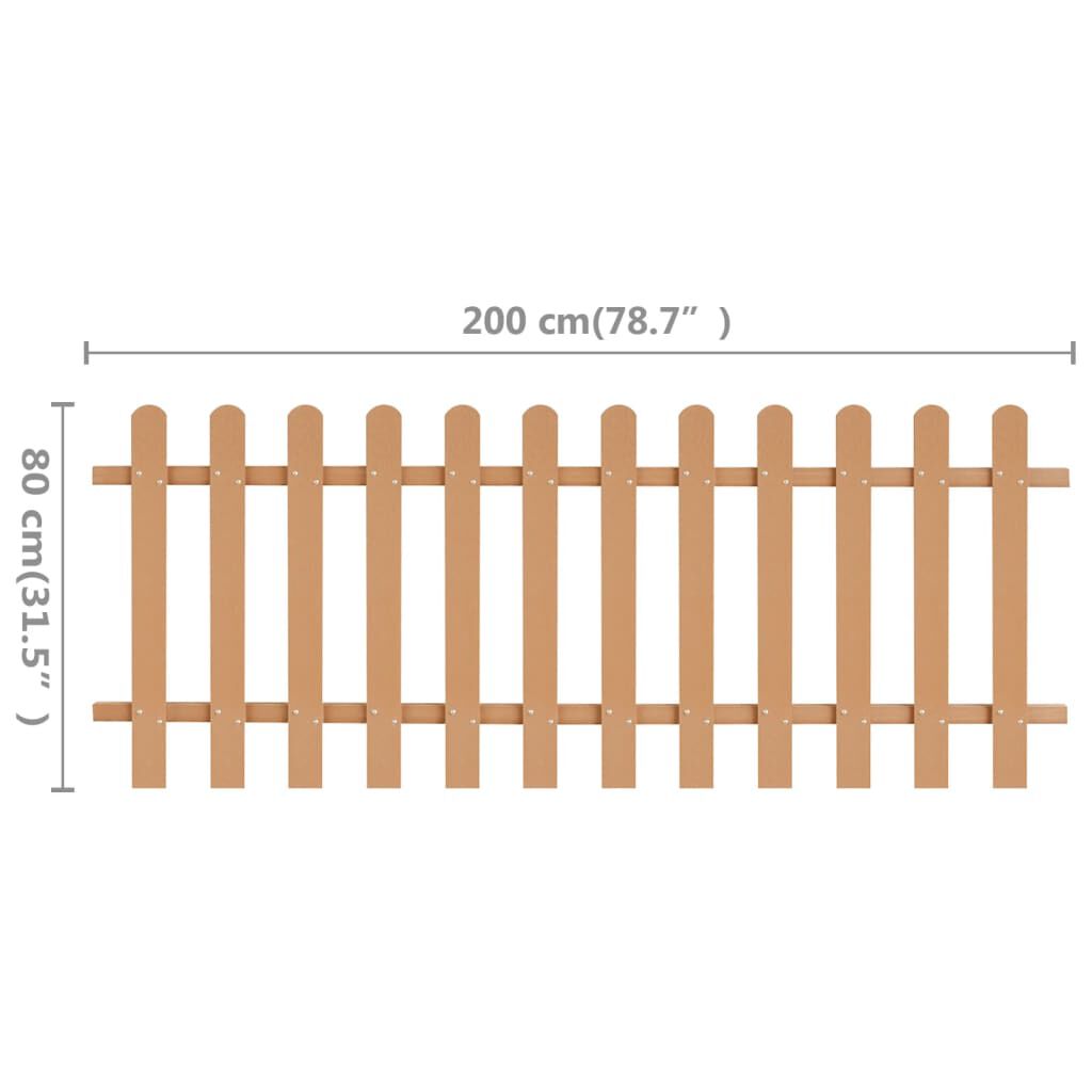 Gartenzaun 80 cm Hoch Holz