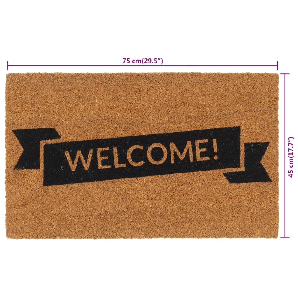 Fußmatte Welcome