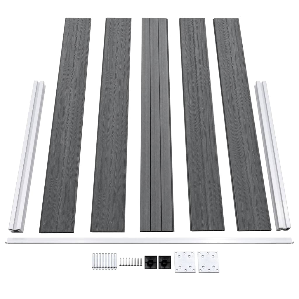 Gartenzaun Wpc Grau