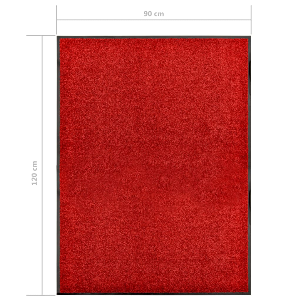 Fußmatte Rot