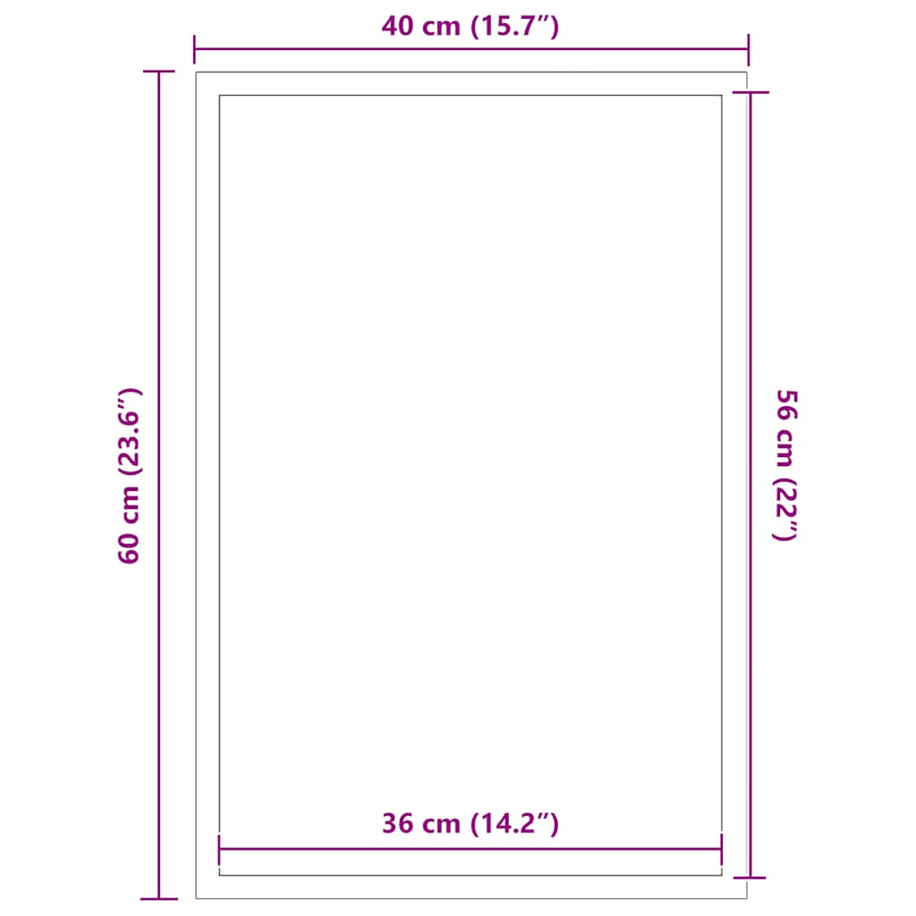 Fußmatte 40x60 Innen