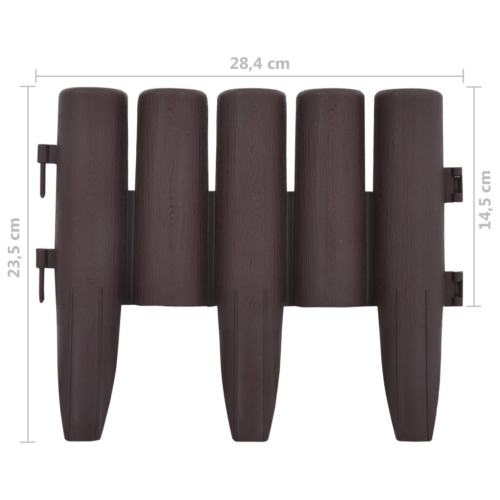 Gartenzaun Beeteinfassung