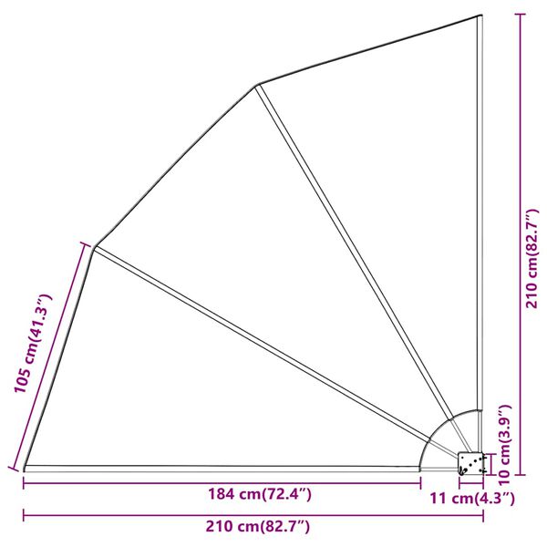 Sichtschutz Balkon Seite