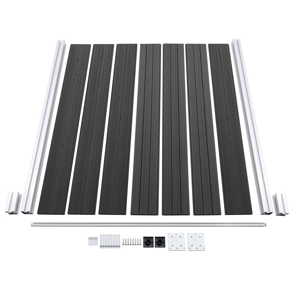 Gartenzaun Alu Kunststoff