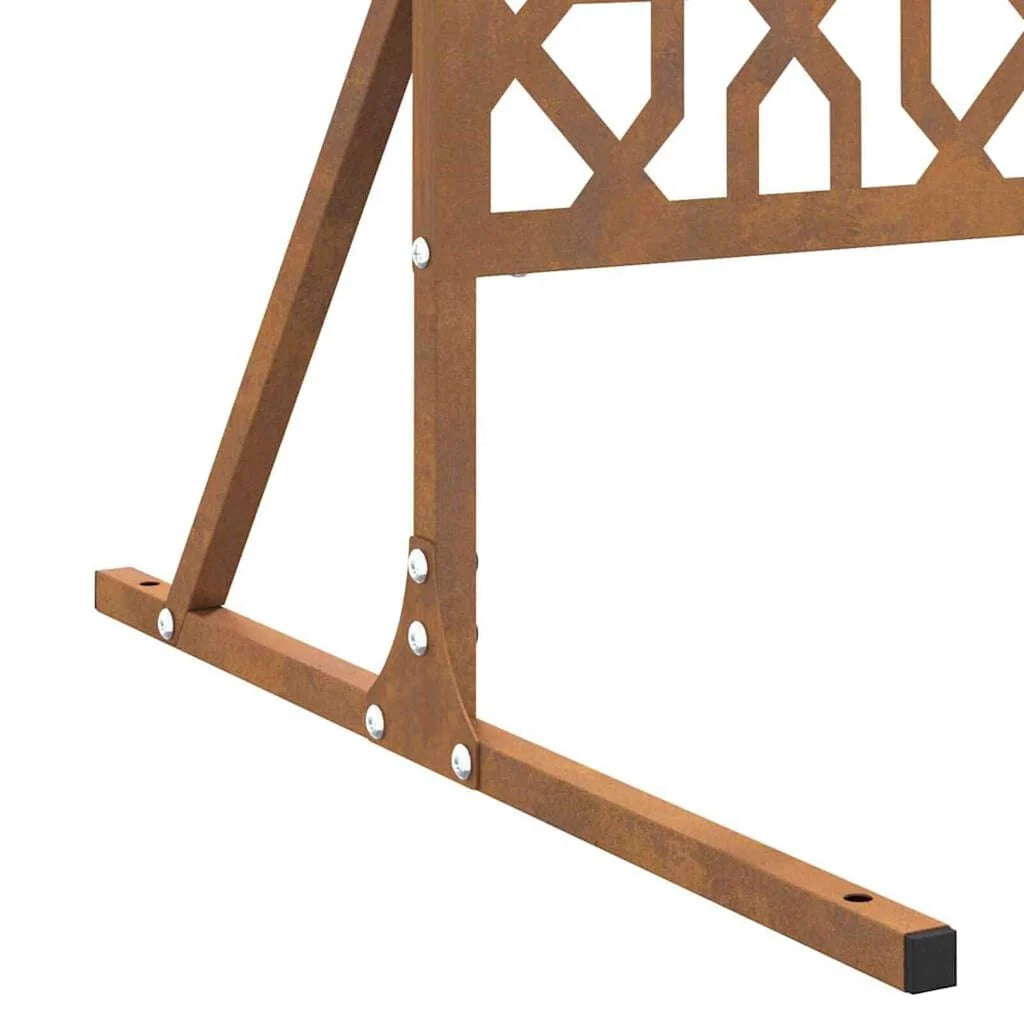 Sichtschutz Cortenstahl 180 cm