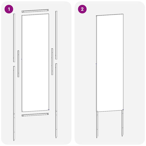 Schmaler Sichtschutz